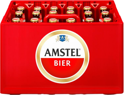 Amstel krat van 24 flesjes á 0,30 liter Amstel krat van 24 flesjes á 0,30 liter